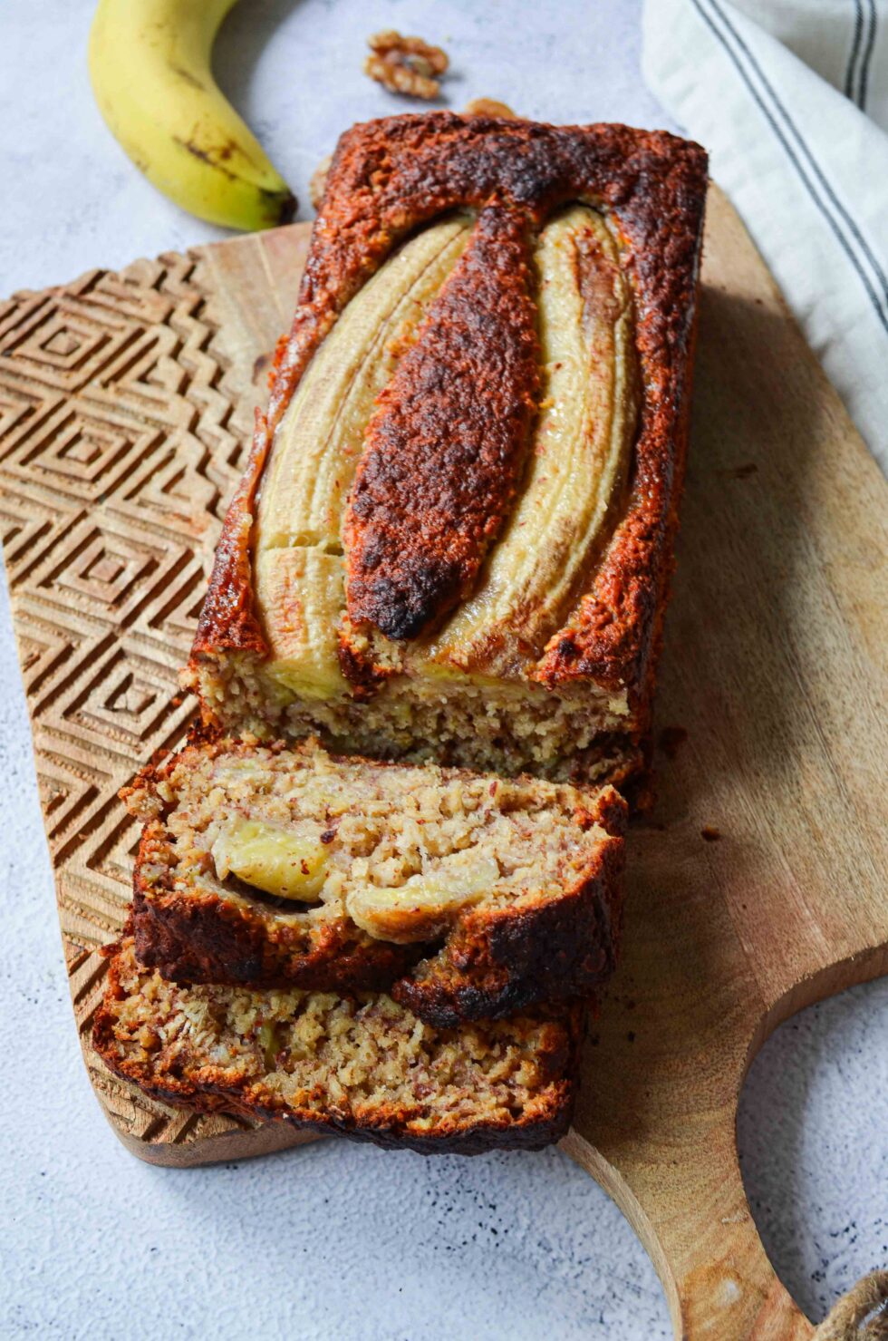 Bananenbrot mit Haferflocken - super saftig - SchnelleHerdplatte