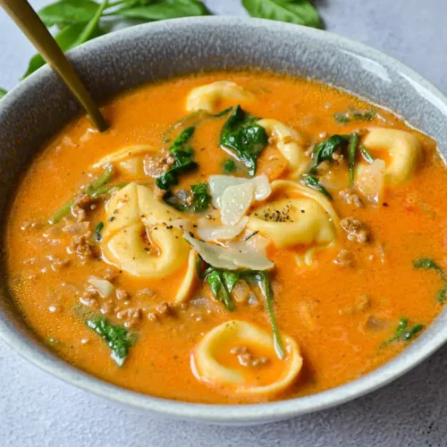 Tortellinisuppe mit Hackfleisch – einfach & sooo lecker